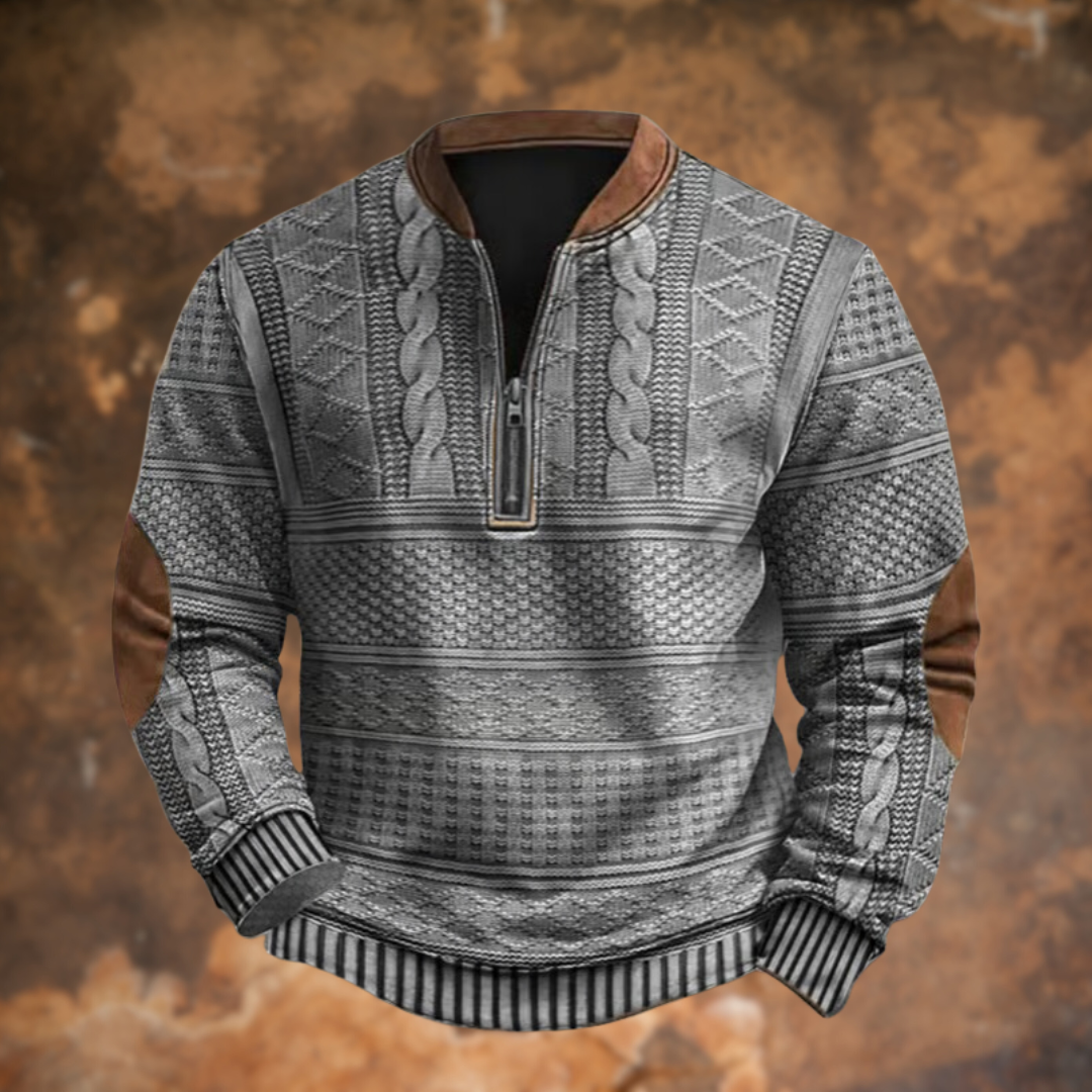 Miguel | Jersey de punto con detalle de cremallera.