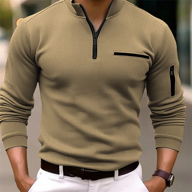 Gusteous | Camisa de manga larga con cremallera