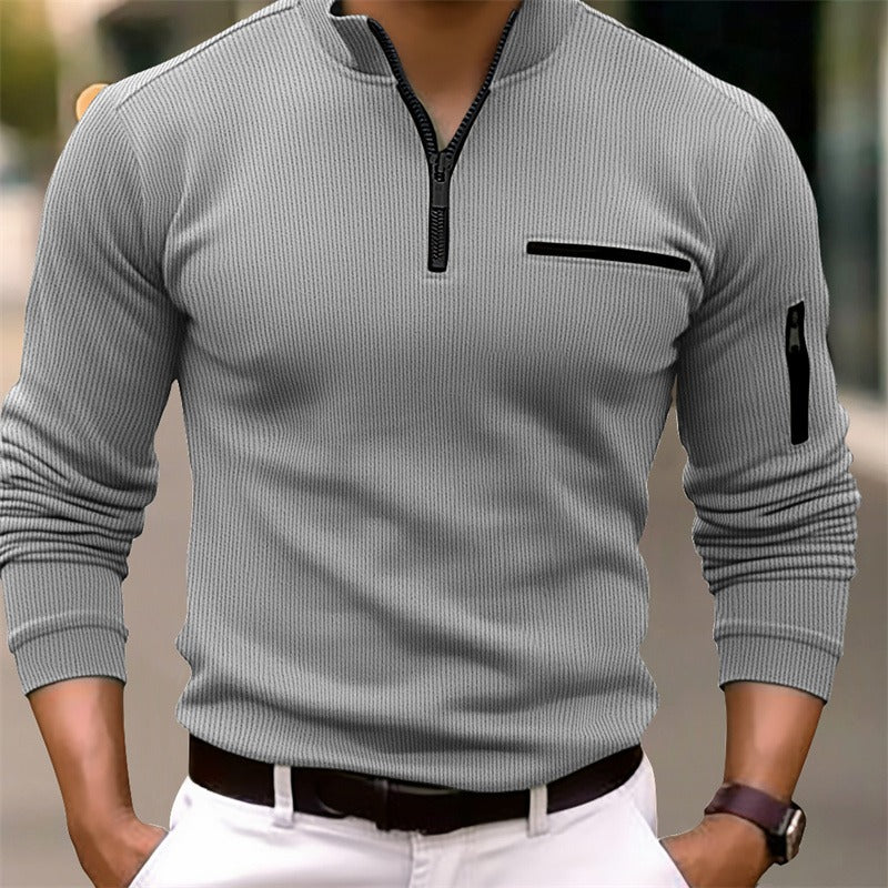 Gusteous | Camisa de manga larga con cremallera