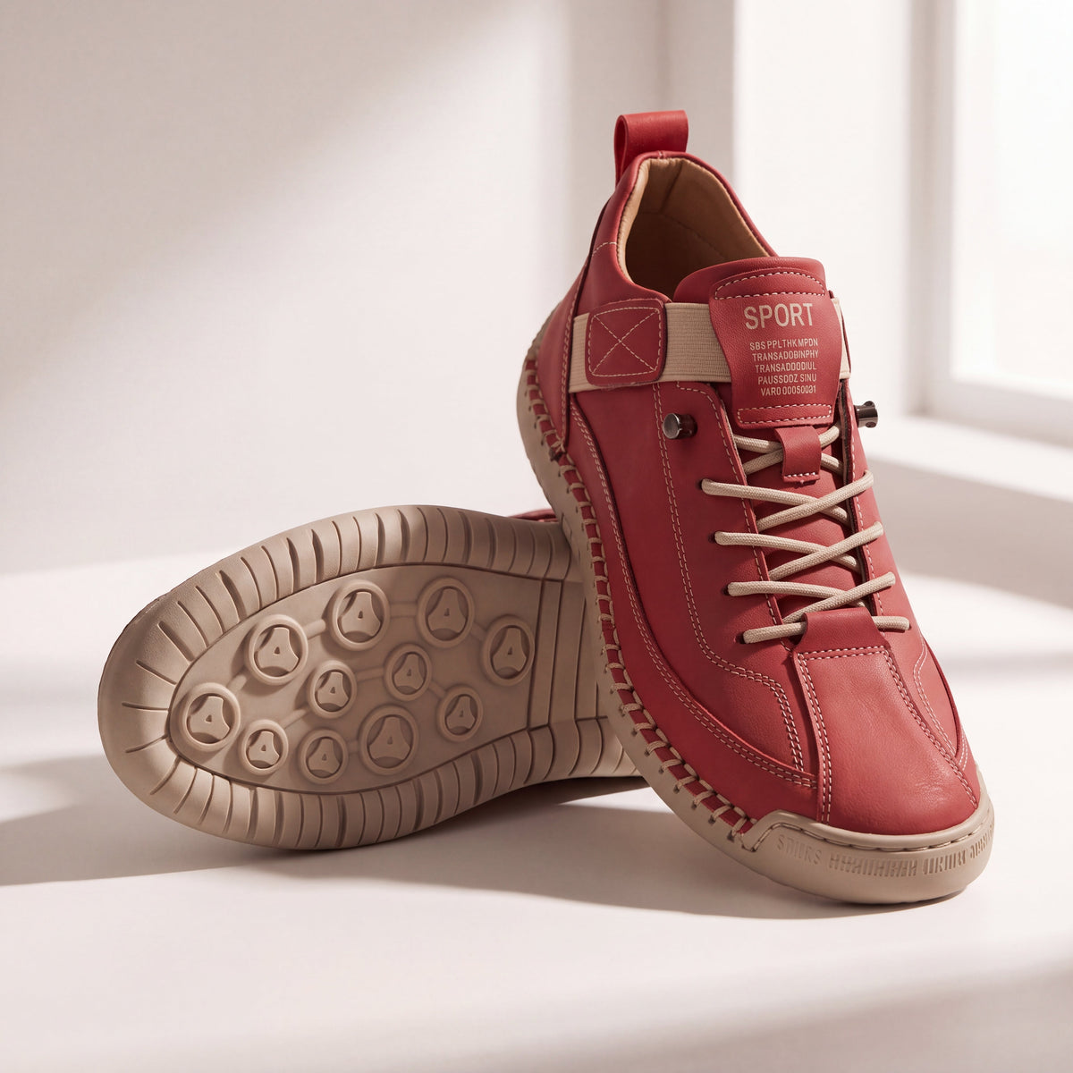 ESPERANZA | Tenis cómodos y ortopédicos Rojo