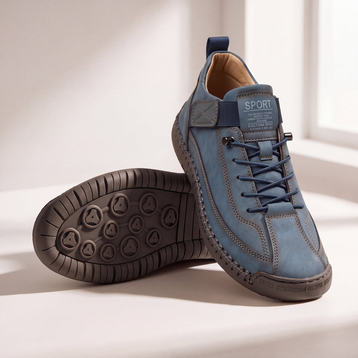 ESPERANZA | Tenis cómodos y ortopédicos Azul Oscuro