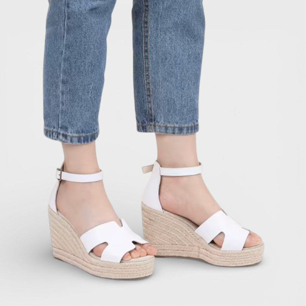 Sandalias de Cuña Elegantes Mujer