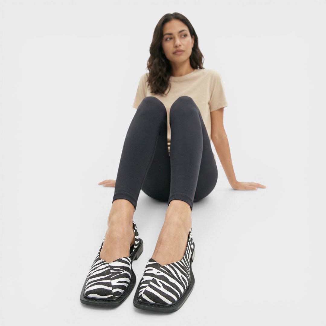 Sandalias Planas Mujer Punta Cuadrada