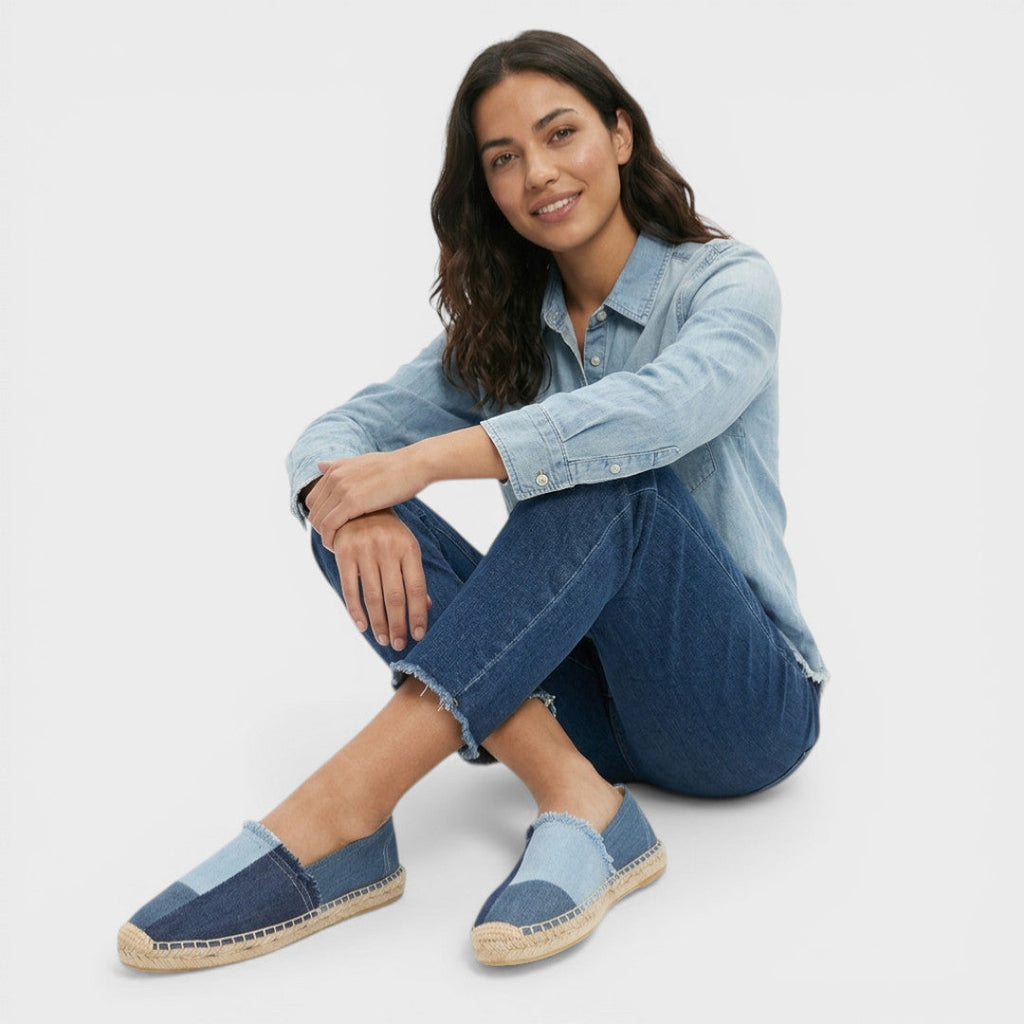 Alpargatas Mujer Denim Slip On