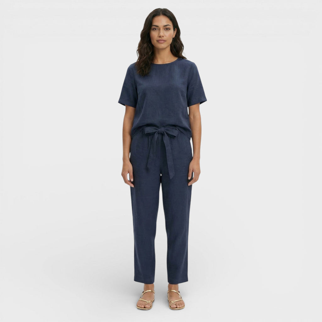 Conjunto Mujer Top Pantalón Lazo