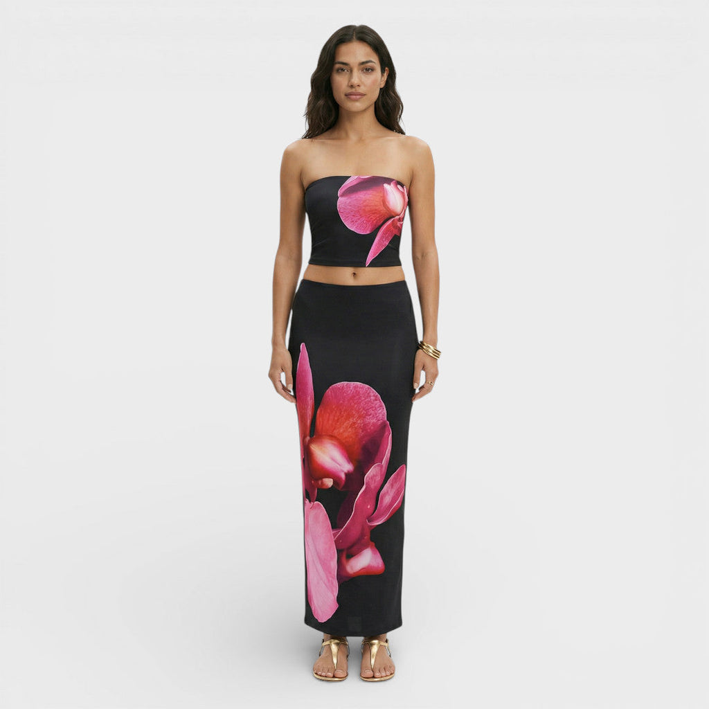 Conjunto Dos Piezas Mujer Floral