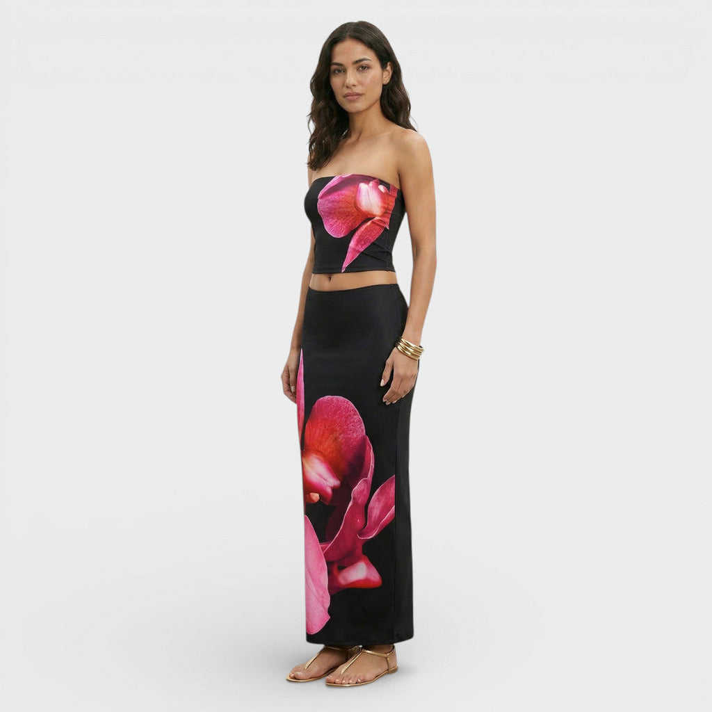 Conjunto Dos Piezas Mujer Floral