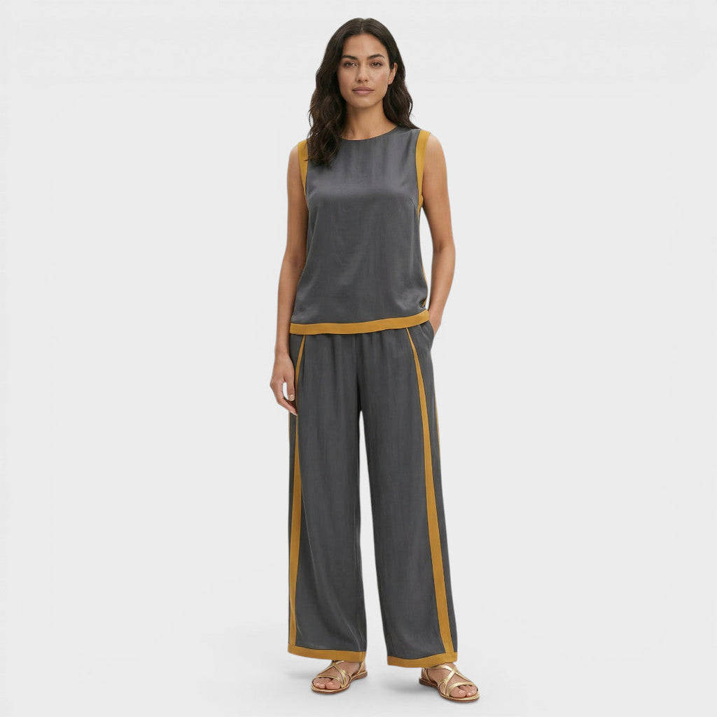Conjunto Dos Piezas Mujer Color Block