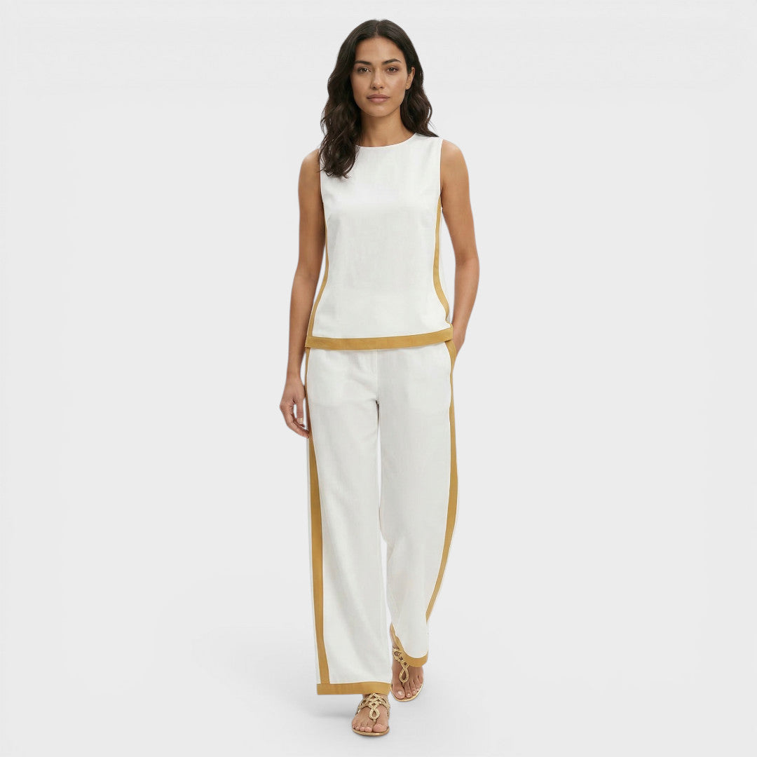 Conjunto Dos Piezas Mujer Color Block