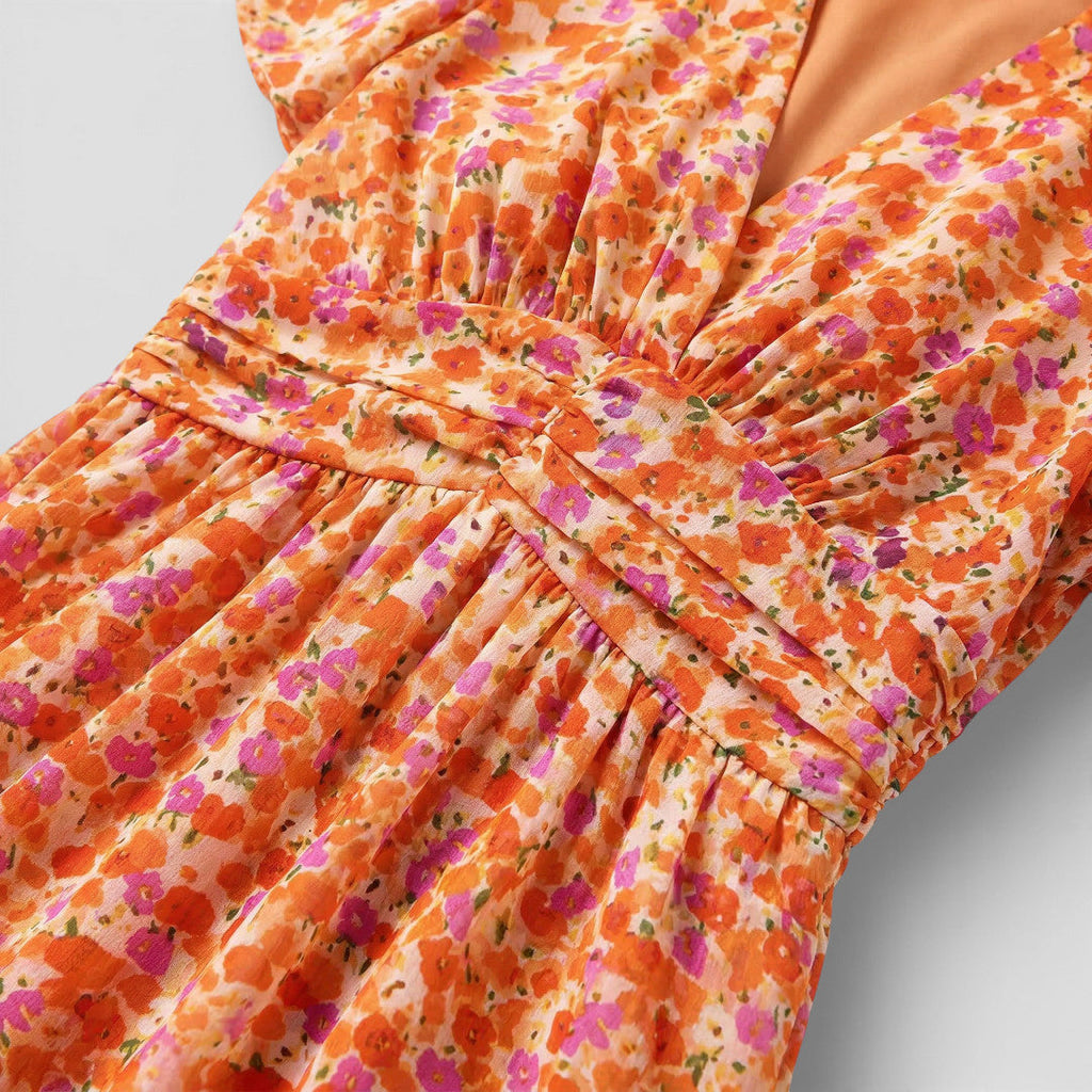 Vestido Largo Floral Mujer Elegante