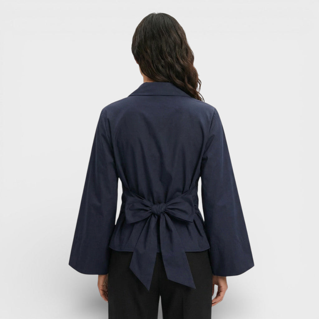 Camisa Corta Polo Mujer Elegante