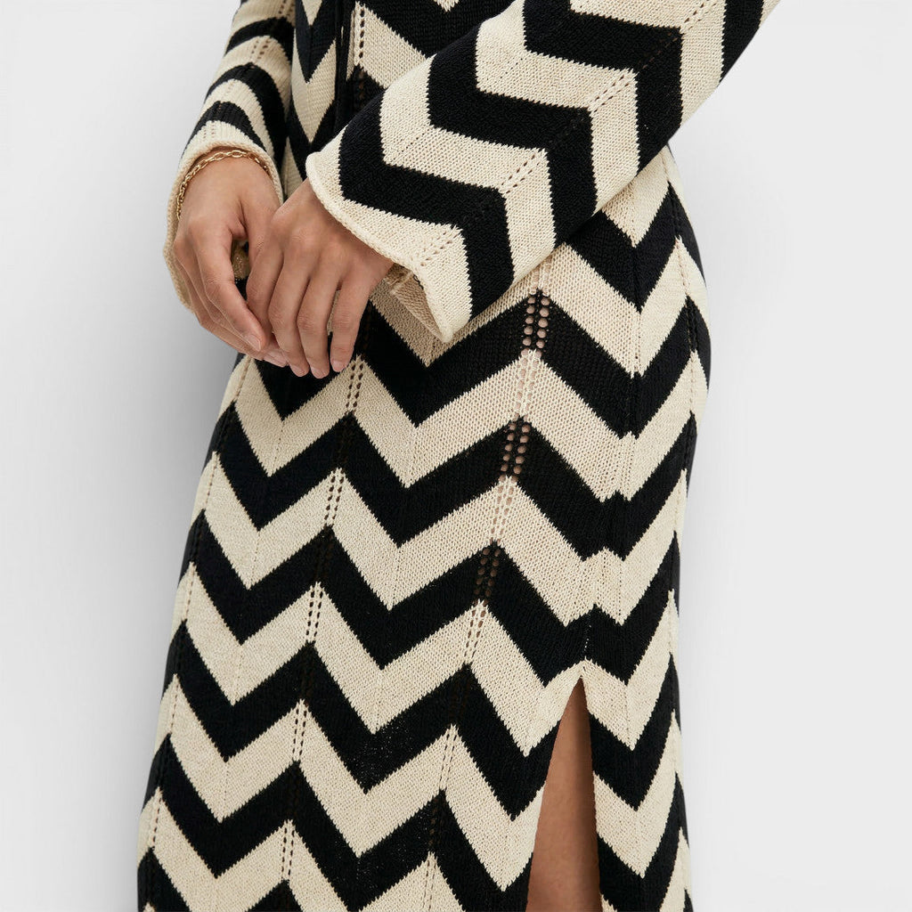 Vestido De Punto Elegante Mujer