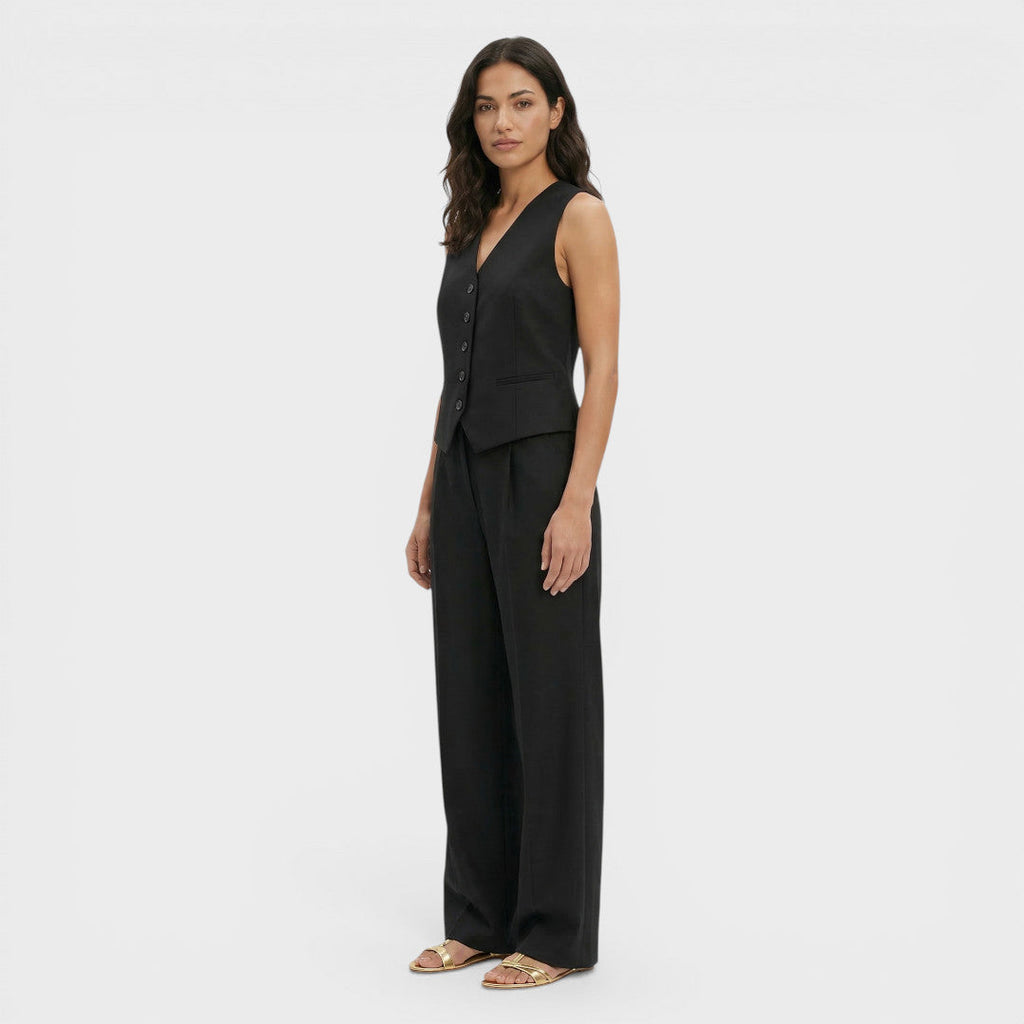 Conjunto Mujer Chaleco Oficina Pantalón