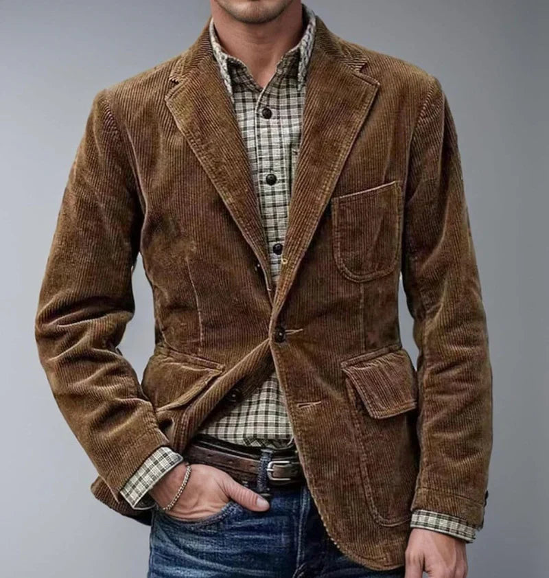 Juan | Conjunto De Chaqueta Y Chaleco De Pana