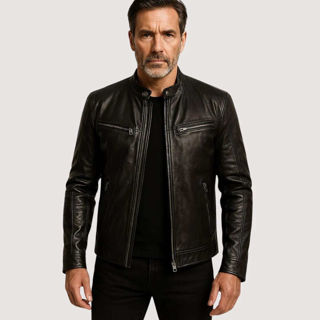 Álvarez | Chaqueta de Cuero Premium